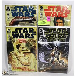 4 X VARIANT STAR WARS COLLECTOR COMICS