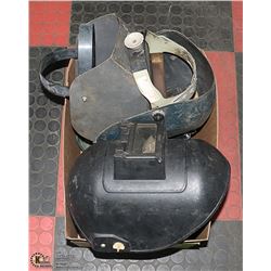 8 WELDING MASKS AND GOGGLES WITH AMP PROBE