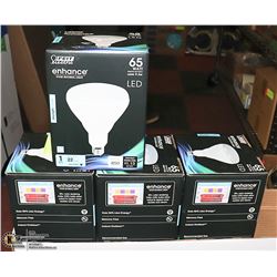 SET OF 4 LED DAYLIGHT - 5000K BULBS USES ONLY 9.4