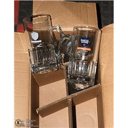 5 SAMUEL ADAMS OCTOBERFEST GLASS BEER STEINS (LOT)