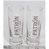 Image 1 : 2 PATRON XO SHOT GLASSES (LOT)