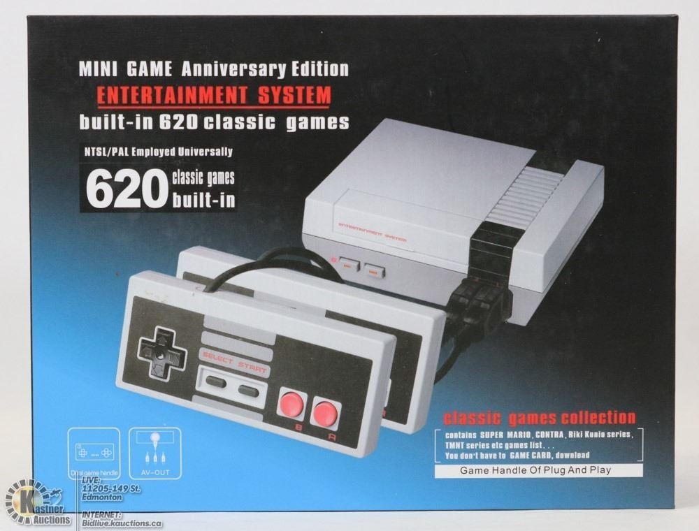 NEW 620 BUILT IN GAMES TV ENTERTAINMENT SYSTEM Kastner Auctions