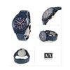 Image 2 : NEW ARMANI EXCHANGE 44MM BLUE ION PLATED MSRP $299