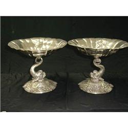 114 20th Century Sterling Silver 2 CenterPieces