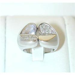 505 ENIGMA "Gianni Bulgari" 18KW Diamond Ring