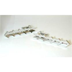 480 ENIGMA "Gianni Bulgari" 18k White Gold Earrings