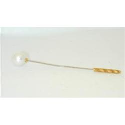 630 18k White Gold Pearl Pin