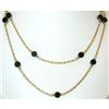 Image 1 : 5310 VCA 18K Gold Onyx Necklace