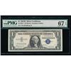 Image 1 : 1957B $1 Silver Certificate STAR Note PMG 67EPQ