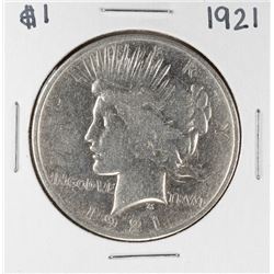 1921 $1 Peace Silver Dollar Coin