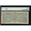 Image 2 : 1864 $100 Confederate States of America Note PMG 63