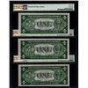 Image 2 : 1935A $1 Consecutive Hawaii Silver Certificates PMG 64EPQ