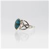 Image 2 : Sterling Silver 2ct Turquoise Ring