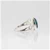 Image 4 : Sterling Silver 2ct Turquoise Ring