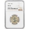 Image 1 : 1939 Washington Quarter Coin NGC MS66