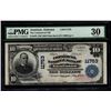 Image 1 : 1902 $10 Anniston National Bank Note PMG 30