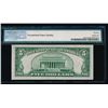 Image 2 : 1934 $5 St Louis Federal Reserve Note PMG 66EPQ