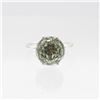 Image 1 : Natural 7ct Hand Carved Green Amethyst Ring