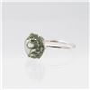 Image 2 : Natural 7ct Hand Carved Green Amethyst Ring