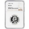 Image 1 : 1955 Proof Washington Quarter Coin NGC PF67* Star