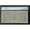 Image 2 : 1864 $100 Confederate States of America Note PMG 64