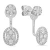 Image 1 : 14k Gold 0.99CTW Diamond Earrings, (SI1-SI2)