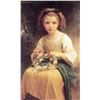 Image 1 : William Bouguereau - Child Braiding A Crown