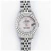 Image 2 : Rolex Ladies Stainless Steel Pink MOP Diamond 26MM Datejust Wristwatch