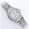 Image 3 : Rolex Ladies Stainless Steel Pink MOP Diamond 26MM Datejust Wristwatch