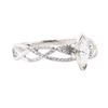 Image 1 : 0.75 ctw Diamond Ring - 10KT White Gold