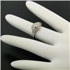 Image 7 : 18k White Gold Filigree 0.41 ctw European Cut Diamond Ring