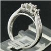 Image 6 : 14k White Gold .55 ctw Round Brilliant Cut Diamond 3 Stone Promise Engagement Ri