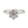 Image 2 : 0.30 ctw Diamond Ring - 14KT White Gold