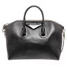 Image 2 : Givenchy Black Leather Medium Antigona Satchel Shoulder Bag