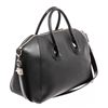 Image 3 : Givenchy Black Leather Medium Antigona Satchel Shoulder Bag