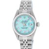 Image 2 : Rolex Ladies Stainless Steel Ice Blue Diamond 26MM Datejust Wristwatch