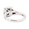 Image 3 : 2.20 ctw Sapphire And Diamond Ring - 14KT White Gold
