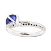 Image 3 : 2.01 ctw Sapphire and Diamond Ring - 14KT White Gold