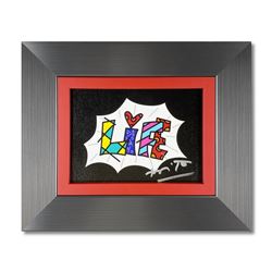 Life Black Mini Word by Britto, Romero