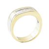 Image 4 : 0.45 ctw Diamond Band - 14KT Yellow And White Gold