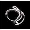 Image 4 : 0.52 ctw Diamond Ring - 14KT White Gold