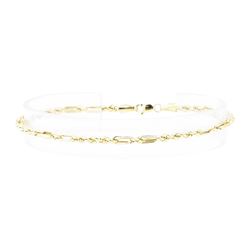 Custom Rope Chain Bracelet - 14KT Yellow Gold