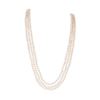 2.90 ctw Pearl and Diamond Necklace - Platinum