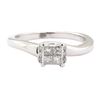 Image 2 : 0.30 ctw Diamond Ring - 10KT White Gold
