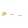Image 2 : Opal Heart Stick Pin - Yellow Gold Plated