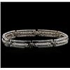 0.95 ctw Diamond Bracelet - 14KT White Gold