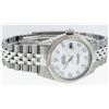 Image 3 : Rolex Mens Stainless Steel Mother Of Pearl Diamond Lugs 36MM Datejust Wristwatch