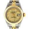 Image 2 : Rolex Ladies 2 Tone 14K Champagne Diamond 26MM Datejust Wristwatch