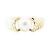 Image 2 : 7mm Cultured Pearl Ring - 14KT Yellow Gold