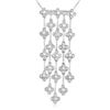 Image 1 : 18k White Gold 1.39CTW Diamond Pendant, (SI3-I1/H-I)